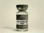 Hexarelin research peptide vial – lyophilized powder (RUO)