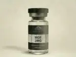 MGF research peptide vial – lyophilized powder (RUO)