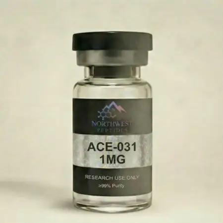 ACE‑031 research peptide vial – ActRIIB‑Fc fusion protein for laboratory studies