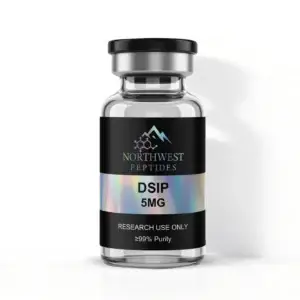DSIP (Delta Sleep-Inducing Peptide) 10mg Research Peptide Vial DSIP research peptide 10mg vial - Northwest Peptides